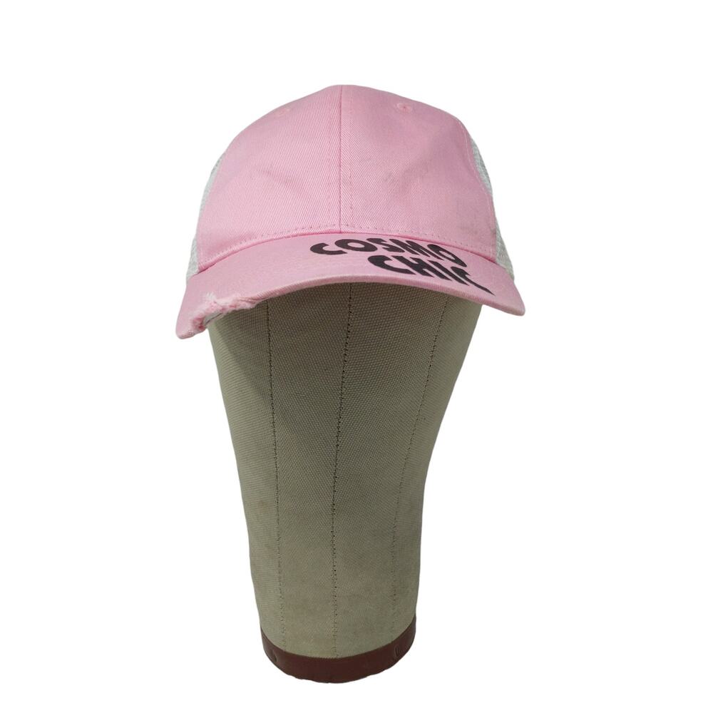 Cosmo Chic Snapback Meshback Hat Graphic Spell Out OSFA SEE DESC